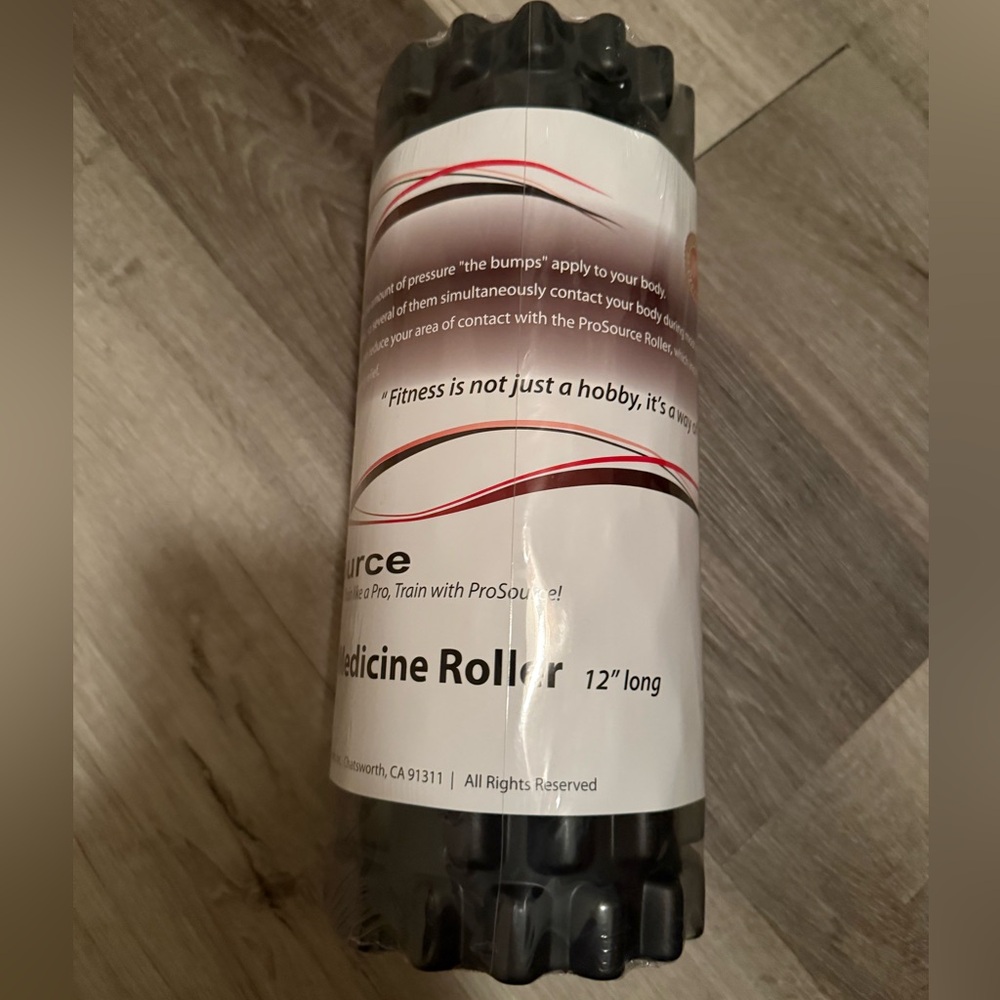Prosource 12x6 Medicine Bump Foam Roller Black New
